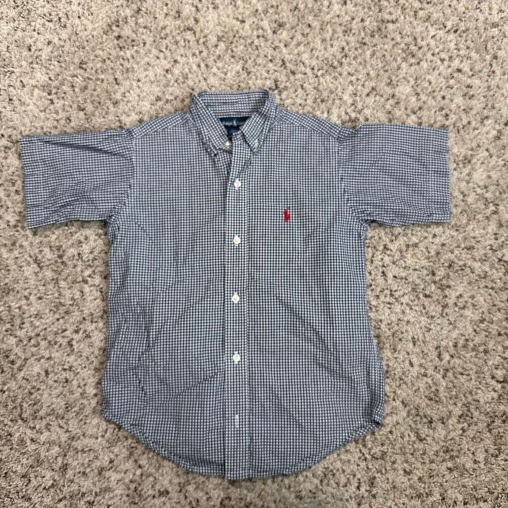 Polo-ralph-lauren Kids Blue and Grey Shirt